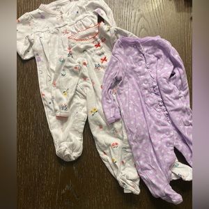 Bundle of 3 Carter’s snap sleepers